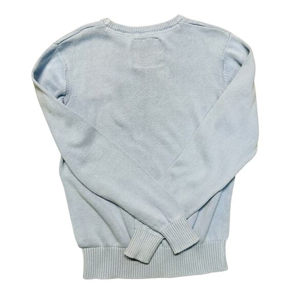 North Carolina Tar Heels Bruzer Baby Blue‎ Logo Sweater Size Medium - Picture 6 of 8